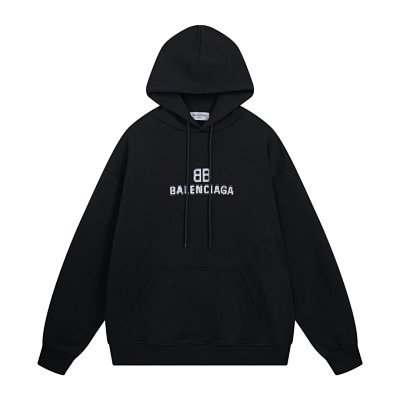A Selection of Balenciaga's Iconic Sweatshirts - rep bluzy z kapturem