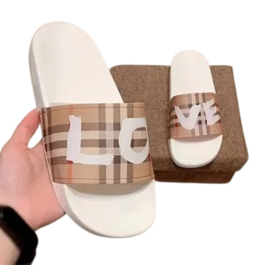 Burberry Check Slide Collection - rep buty