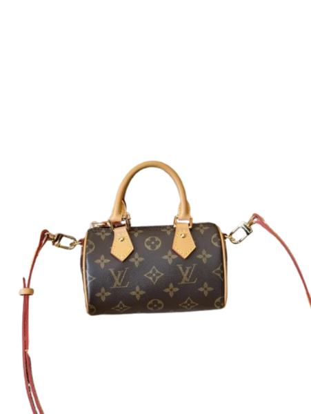 Louis Vuitton Nano Speedy classic monogram handbag