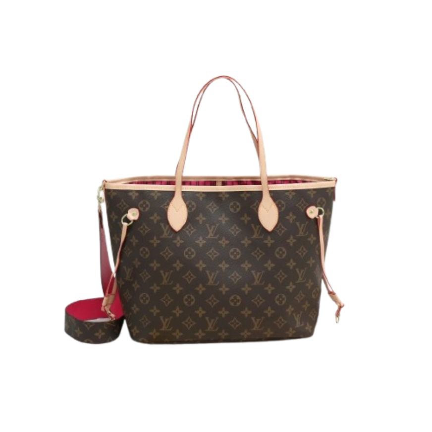 Louis Vuitton Neverfull MM classic monogram tote bag