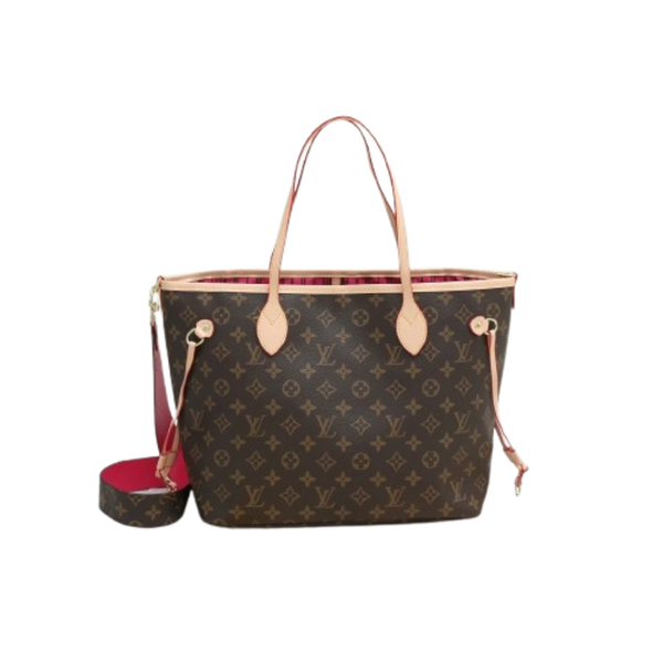 Louis Vuitton Neverfull MM classic monogram tote bag