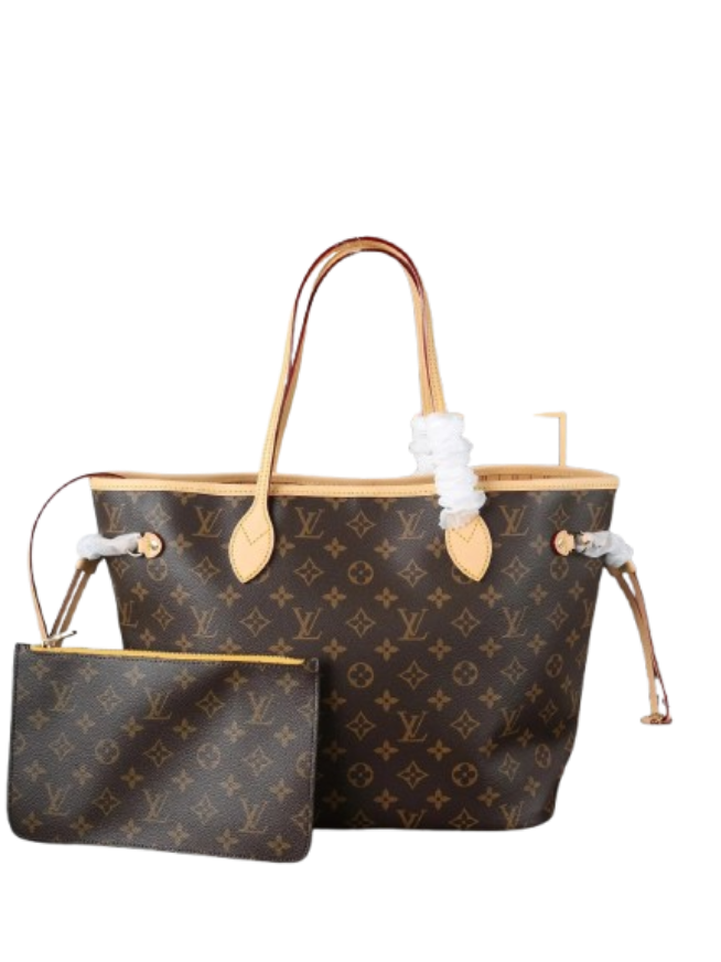 Louis Vuitton Neverfull MM classic monogram tote bag